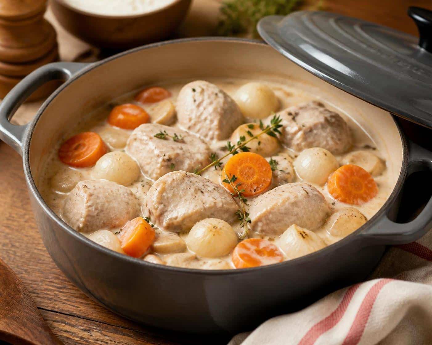 découvrez notre recette authentique de blanquette de veau à l'ancienne avec tous les secrets pour préparer un plat traditionnel savoureux et fondant.