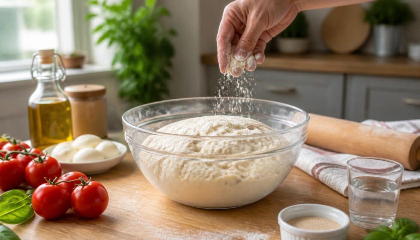 apprenez à préparer une pâte à pizza maison délicieuse grâce à notre guide simple et rapide. suivez nos étapes faciles pour réussir une pâte parfaite à chaque fois.