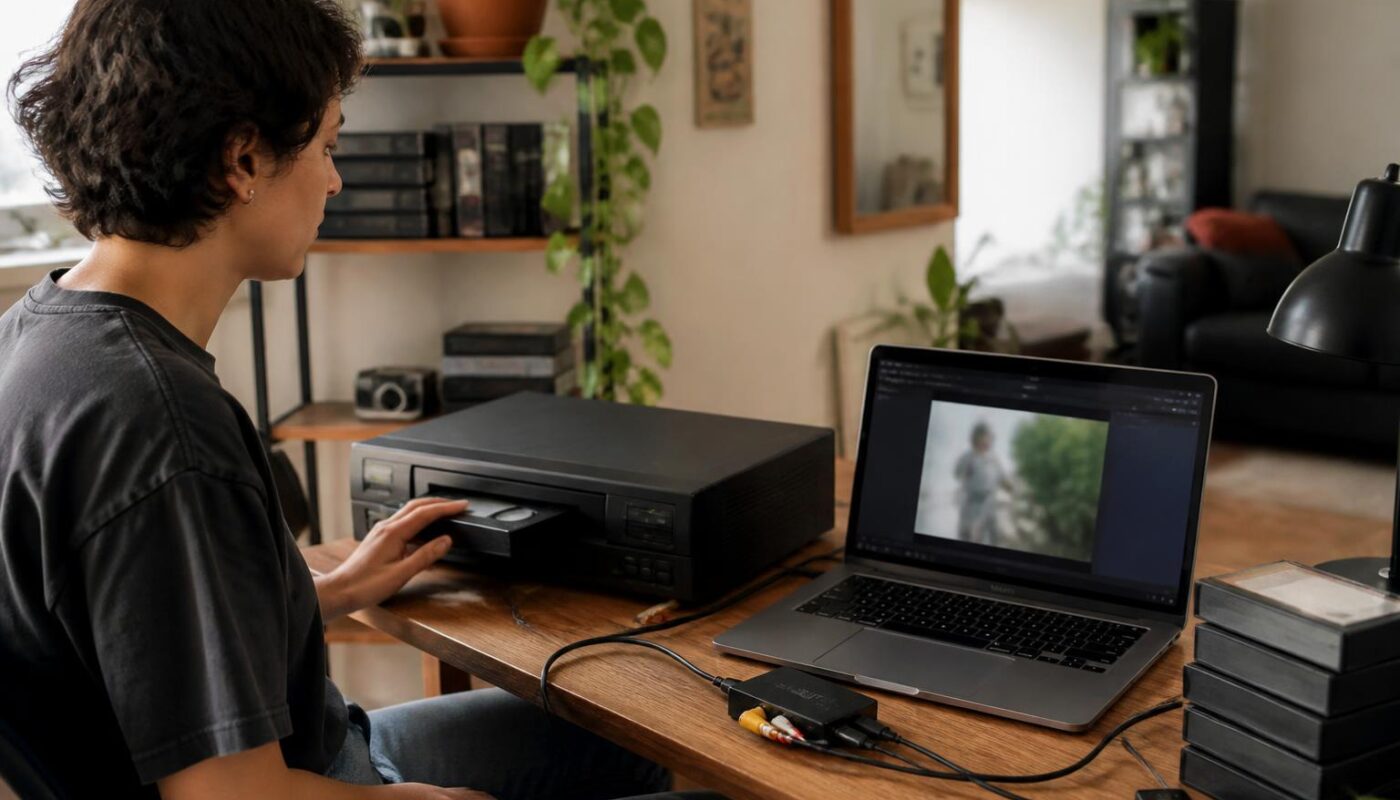 découvrez comment transférer facilement vos cassettes vhs sur ordinateur pour préserver vos souvenirs en format numérique.