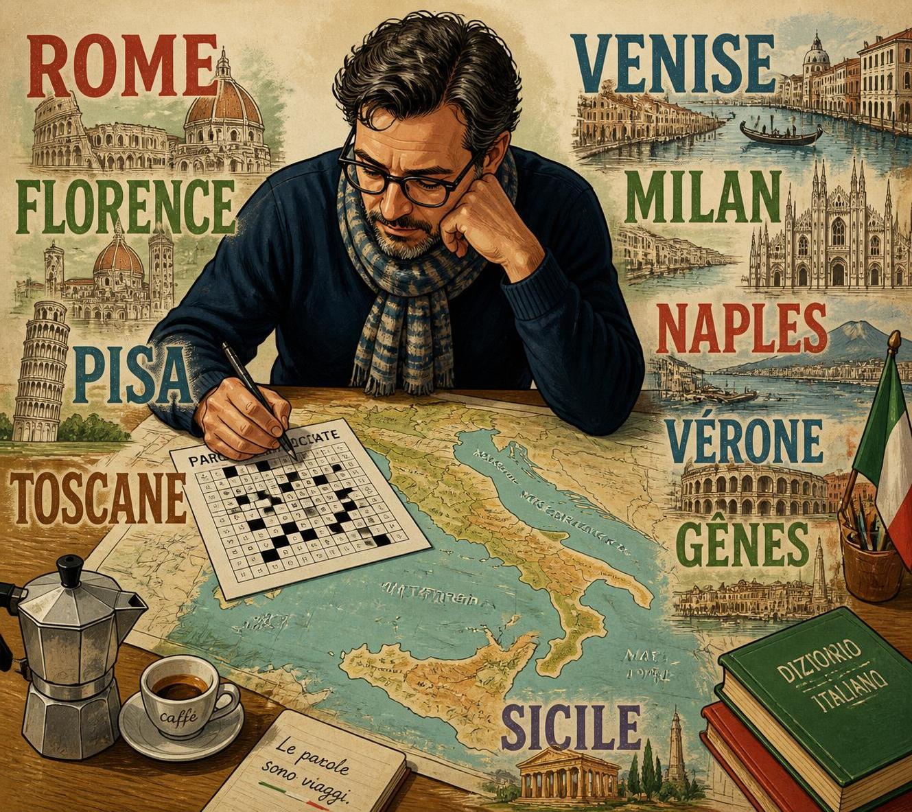 découvrez des indices et solutions pour le mot 'ville italienne' dans vos mots fléchés, pour vous aider à avancer facilement dans vos jeux de lettres.