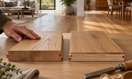 comparez le parquet massif et le contrecollé : avantages, durabilité, entretien et critères pour choisir le revêtement adapté à votre intérieur.