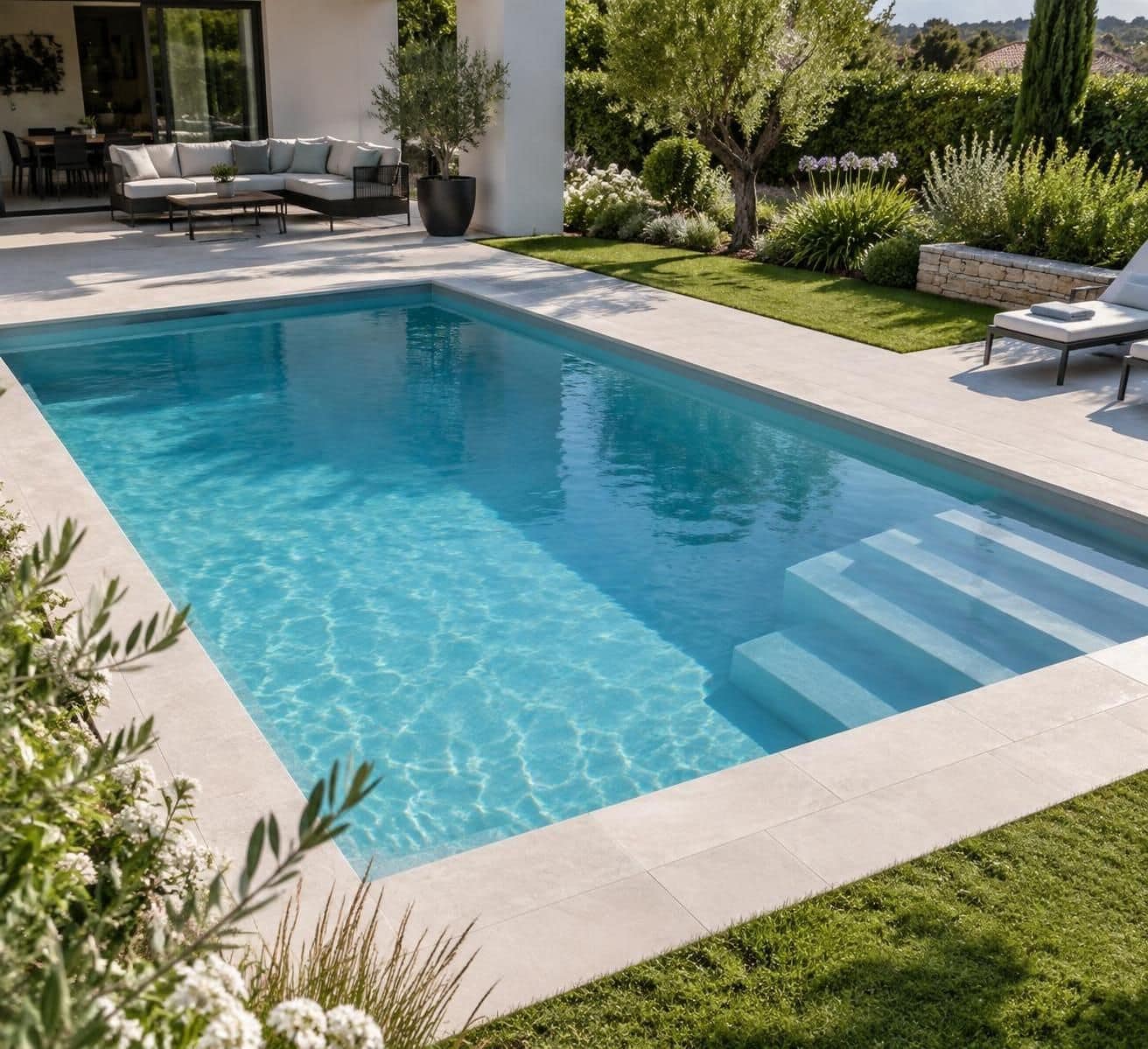 découvrez comment concevoir un escalier de piscine en béton : avantages, formes, étapes de construction, finitions et conseils pour un accès sûr et durable.